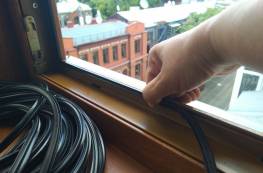 Замена уплотнителя окна